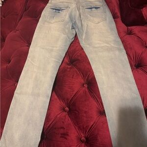 AMIRI Faded Blue Skinny Jeans